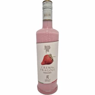 Russo Crema di Fragole, Erdbeer Creme Likör (500ml Flasche)