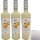 Russo Crema di Limone, Zitronen Creme Likör 3er Pack (3x500ml Flasche) + usy Block