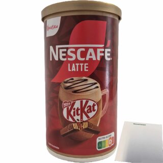 Nescafé Latte KitKat Kaffeepulver (273g Dose) + usy Block