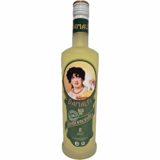 Russo DAmalfi Limoncello Zitronen Likör Alkoholfrei (500ml Flasche)
