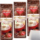 Hearts Cappuccino mit Kakao Instant Kaffeepulver 3er Pack...