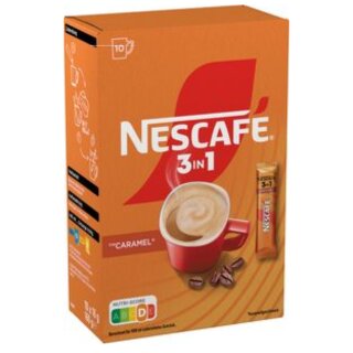 Nescafe 3in1 StiX Caramel 10er (160g Packung)