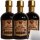 Bertoni Aceto Balsamico di Modena IGP 6 Medallien 3er Pack (3x250ml Flasche) + usy Block