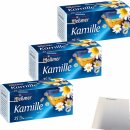 Meßmer Kamillen Tee 25er 3er Pack (3x37,5g Packung) + usy Block
