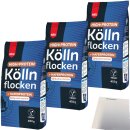 Kölln High Protein Köllnflocken Kakao 3er Pack (3x450g Beutel) + usy Block