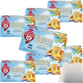 Teekanne Griechische Aprikose 7er Pack (7x45g Packung) + usy Block