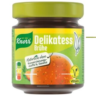 Knorr Delikatess Brühe 7L (140g Glas)