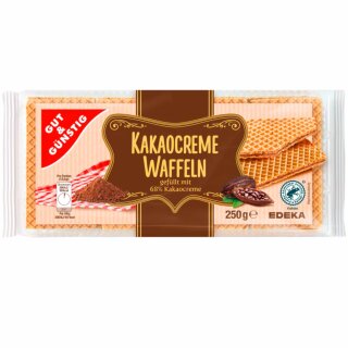G&G Waffeln mit Kakaocremefüllung 250g
