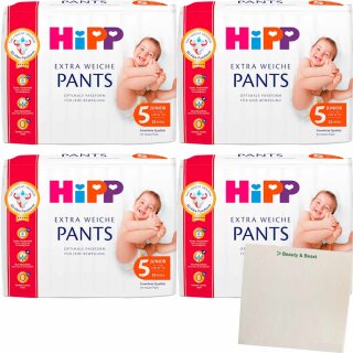 Hipp Baby Pants Junior Gr.5 4er Pack (4x33er Packung) + usy Block