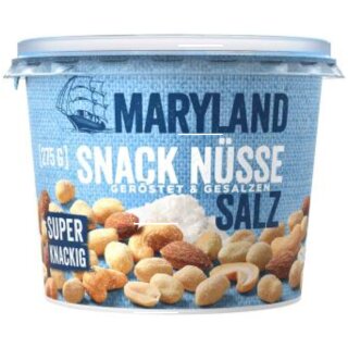 Maryland Snack Nüsse gesalzen VPE (6X275g Dose)