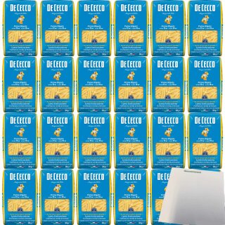 De Cecco Nudeln Penne Rigate n.41 24er Pack (24x500g Packung) + usy Block