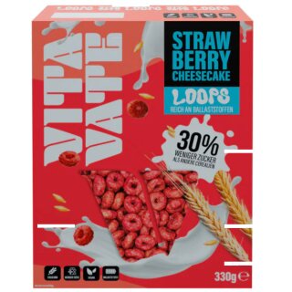 Vitavate Loops Strawberry Cheesecake (330g Packung)