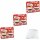 nutella Gewürzstreuer mit 4 Etiketten 3er Pack (3x2x30g Glas) + usy Block