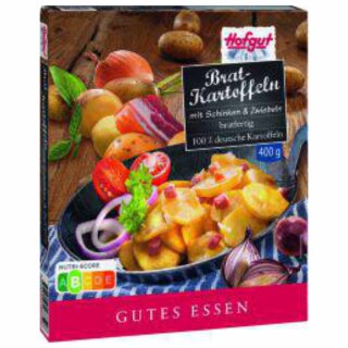 Hofgut Bratkartoffeln mit Schinken (400g Packung)