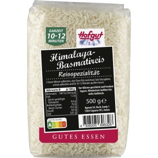 Hofgut Himalaya Basmati (500g Packung)