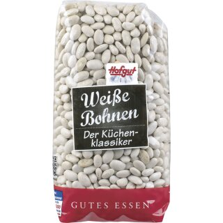 Hofgut Weisse Bohnen (500g Beutel)