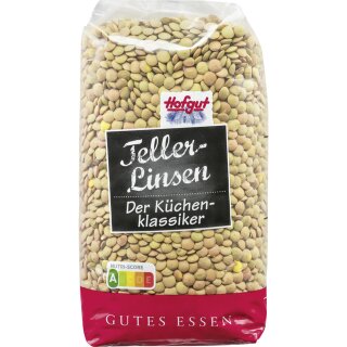 Hofgut Tellerlinsen (500g Beutel)