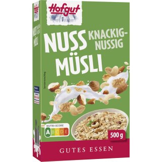 Hofgut Müsli Nuss (500g Packung)