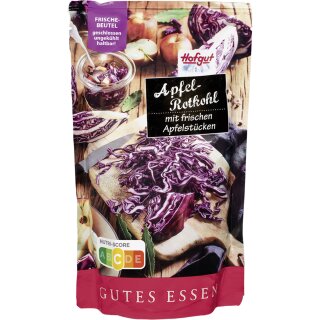 Hofgut Apfelrotkohl (500g Beutel)