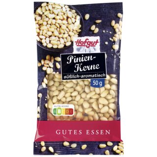 Hofgut Pinienkerne (50g Beutel)