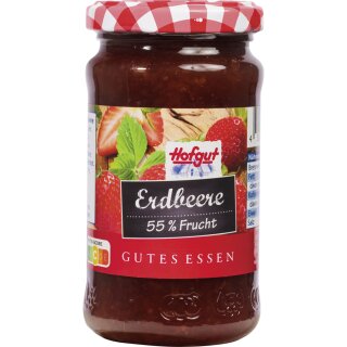Hofgut Erdbeer Fruchtaufstrich (250g Glas)