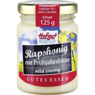 Hofgut Rapshonig mit Frühjahrsblüte (125g Glas)