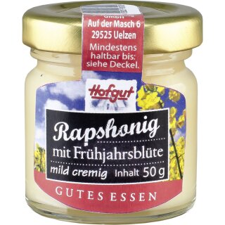 Hofgut Rapshonig mit Frühjahrsblüte (50g Glas)