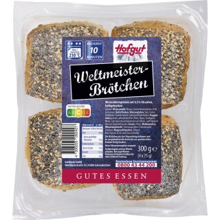 Hofgut Weltmeisterbrötchen (300g Packung)