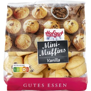 Hofgut Mini Muffins Vanille (225g Beutel)