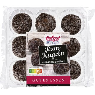 Hofgut Rumkugeln Schoko (225g Packung)