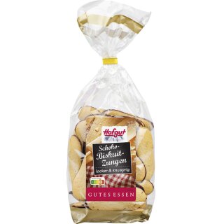 Hofgut Schoko-Biskuitzungen (200g Beutel)