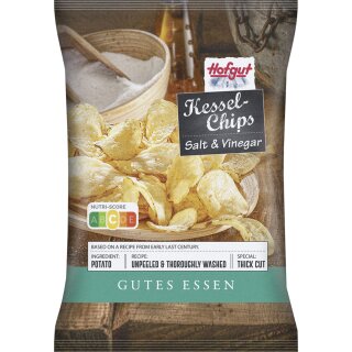 Hofgut Kessel Chips Salt & Vinegar (150g Beutel)