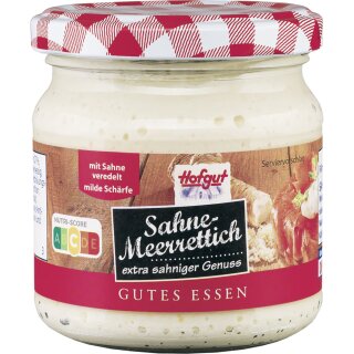 Hofgut Sahne Meerrettich (190g Glas)