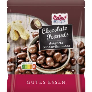Hofgut Dragierte Erdnüsse Schoko (250g Beutel)