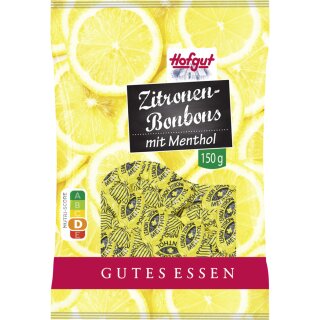 Hofgut Zitronenbonbons (150g Beutel)