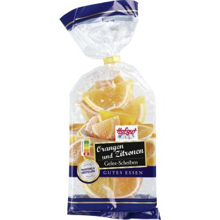 Hofgut Orangen & Zitronen Gelee-Scheiben (175g Beutel)