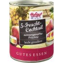 Hofgut 5-Frucht-Cocktail leicht gezuckert (850ml Dose)