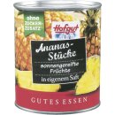 Hofgut Ananas Stücke (850ml Dose)
