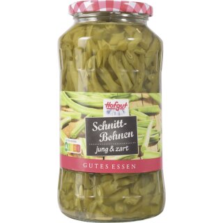 Hofgut Schnittbohnen (720ml Glas)