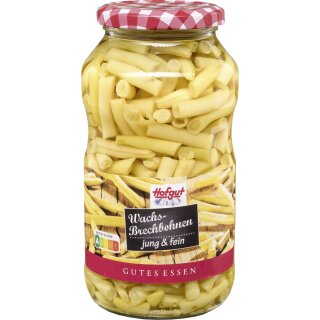 Hofgut Wachsbrechbohnen (720ml Glas)