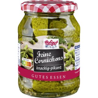 Hofgut Feine Cornichons (370ml Glas)