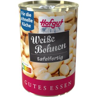 Hofgut Weiße Bohnen (425ml Dose)