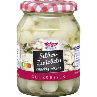 Hofgut Silberzwiebeln (370ml Glas)