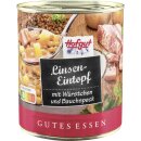 Hofgut Linseneintopf mit Würstchen (800g Dose)