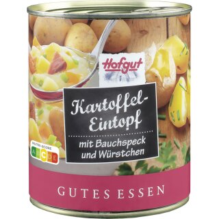 Hofgut Kartoffeleintopf mit Würstchen (800g Dose)