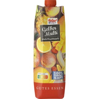 Hofgut Gelber Multi Direktsaft (1l Packung)