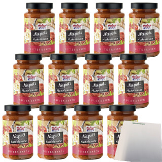 Hofgut Nudelsauce Napoli VPE (12x490g Glas) + usy Block