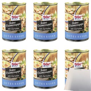 Hofgut Cremesuppe mit Garnelen VPE (6x400ml Dose) + usy Block
