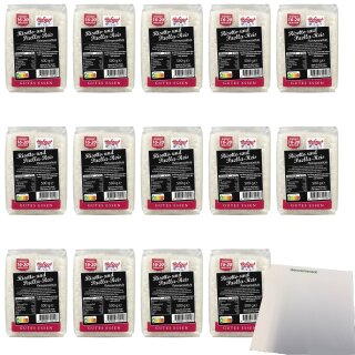 Hofgut Risotto + Paella Reis VPE (14x500g Packung) + usy Block