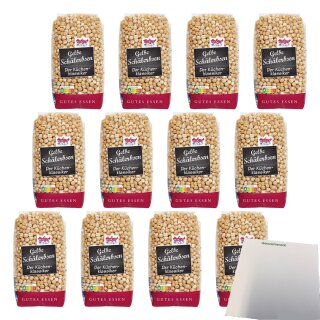 Hofgut Gelbe geschälte Erbsen VPE (12x500g Beutel) + usy Block